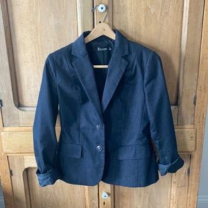 New York & Co 7th Avenue dark blue blazer size 8